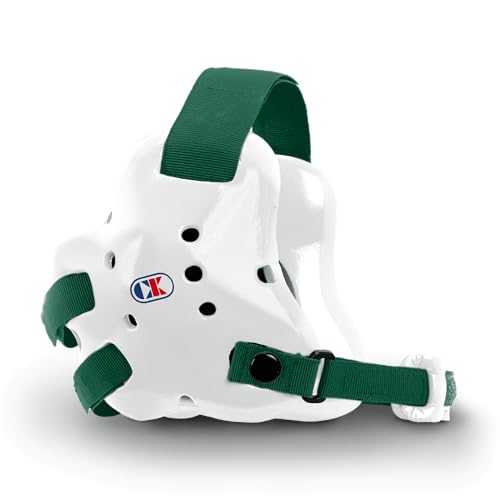 Cliff Keen Fusion Wrestling Headgear - color: White / Dark Green