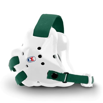 Cliff Keen Fusion Wrestling Headgear - color: White / Dark Green
