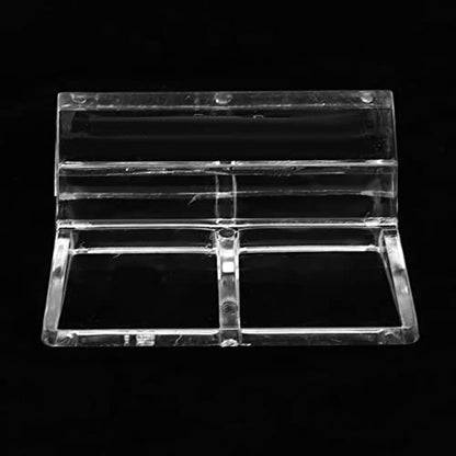 KIMISS 20Pcs Glass Cover Acrylic Clip Holder Support Clamp Accessory for Aquarium Fish 20Pcs Glass Cover (5mm) - size: 5mm