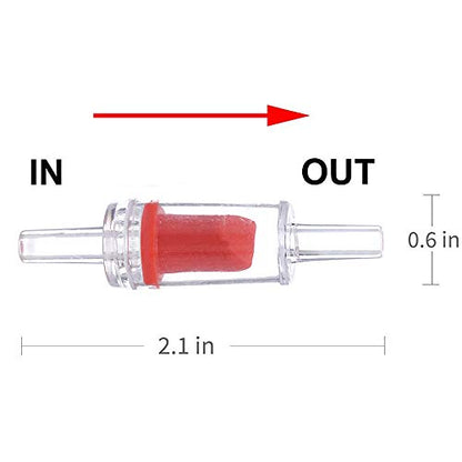 4pcs Small Aquarium Bio Sponge Filter, Up to 5 Gallon | With Suction Cups, Check Valves, For 5 Gal, 10 Gal, 20 Gal, Breeding Fry Betta Shrimp Fish Tank