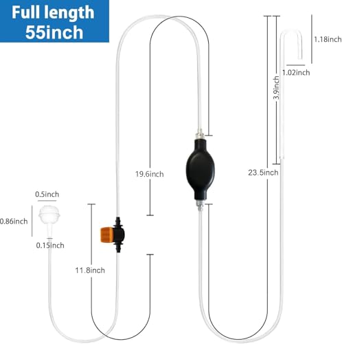 Drip Acclimation Kit for Saltwater and Freshwater Aquariums, Fish Tanks, Ensure Smooth Transition for Coral, Shrimp, Marine Fish, Navigation System Live Koi Fish, Plant Decor Security