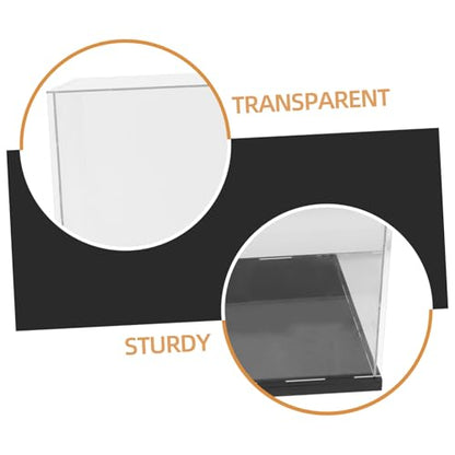 VICASKY Acrylic Boxing Gloves Display Box Stands for Display Storage Case for Figurine Rack