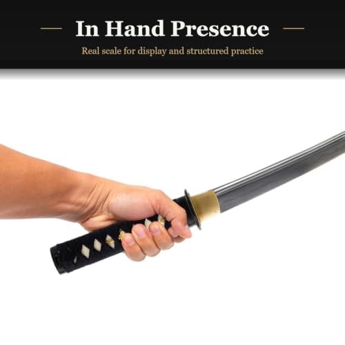 Musashi Crest Tanto, 1045 Carbon Steel Hand Forged Full Tang Japanese Sword | hand-sharpened for tameshigiri, wavy temper, bo-hi groove, openwork guard, rayskin grip
