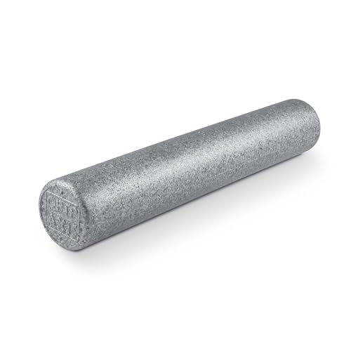 OPTP Silver AXIS Foam Roller, Moderate Density for Sports Medicine, Physical Therapy, Pilates, Yoga - Myofascial Release on Trigger Points (Silver Moderate Density, 36" x 6" Round) - size: 36"