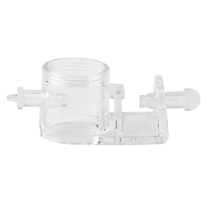 Zerodis Aquarium Acrylic Hose Clamp/Holder Fish Tank Accessories for 22mm Fish Tank Tube Easy Installation Accessory Aquarium Acrylic Hose Clamp/Holder Stable Supplies