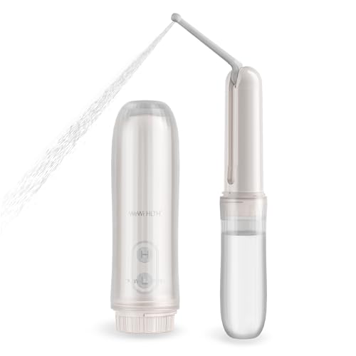 Portable Electric Bidet, Handheld Battery Powered Travel Bidet, White - color: White