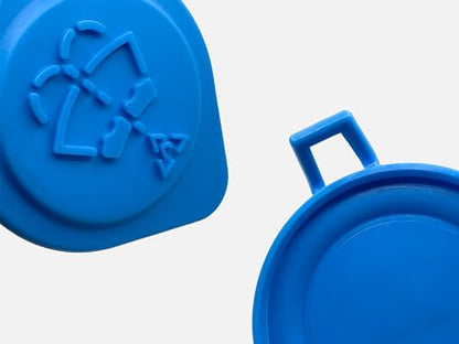 Click&Fit Windshield Fluid Reservoir Cap compatible with BMW and Mini selected models – Washer water tank cap replases 61667467951, Neck dia: 2.17in (55 mm);
