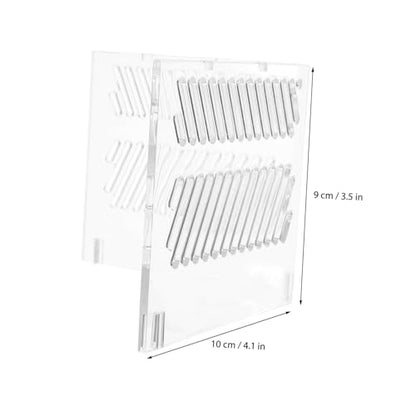 DIY Fish Tank Divider Acrylic Aquarium Partition Sand Guard Pump Guards for Clean Environment