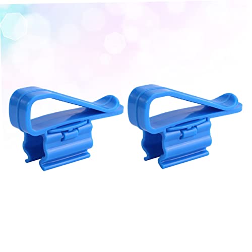 MERRYHAPY 2pcs Aquarium Filtration Hose Holder Clip Mount for Fish Tank Cleaning Soft Tube Clamp for Changes and Stabilizing Hoses Buckets and Tanks