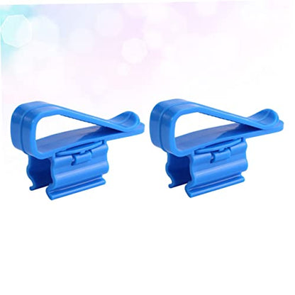 MERRYHAPY 2pcs Aquarium Filtration Hose Holder Clip Mount for Fish Tank Cleaning Soft Tube Clamp for Changes and Stabilizing Hoses Buckets and Tanks