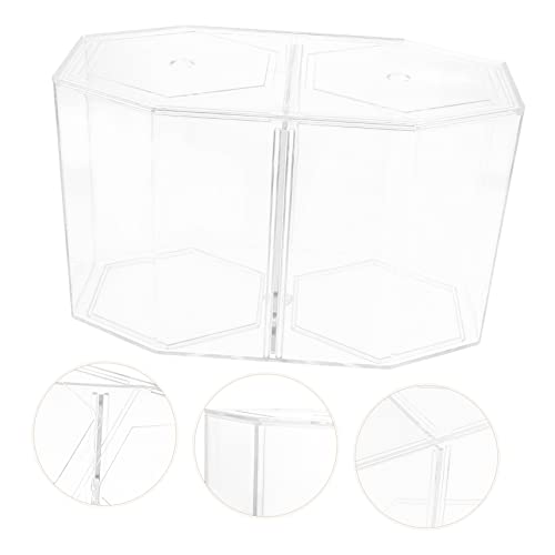 Dual Chamber Fish Isolation Box for Aquariums Transparent Breeding Tank Cover Safe Material for Betta Shrimp for Isolation Observation Fish Breeding Tool
