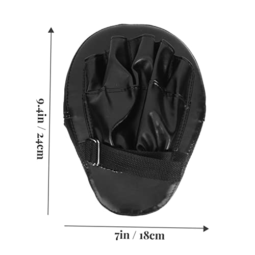 GALPADA 2Pcs Padded Strike Shield for Boxing Training Hand Target for Punching Practice Durable Suitable for Kickboxing MMA and Martial Arts