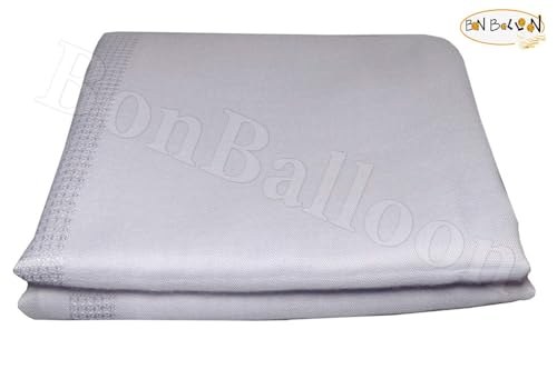 bonballoon Cotton White Shawl Turban Imama Pagri Cloth Muslim Salah Islam Keffiyeh Islamic Slalat Arafat Arab Scarf Kafiya Wrap Head Arab Arabic Tactical Desert Cord Keffiyeh Wrap