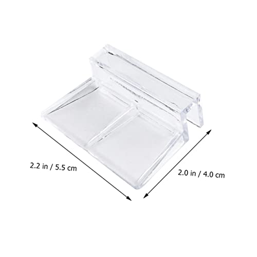 UPKOCH 15pcs Aquarium Cover Brackets Fish Tank Holder for Glass Easy Installation Suitable for Turtle Tanks and Open Fish