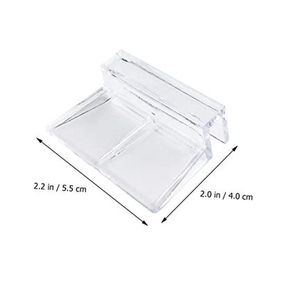 UPKOCH 15pcs Aquarium Cover Brackets Fish Tank Holder for Glass Easy Installation Suitable for Turtle Tanks and Open Fish