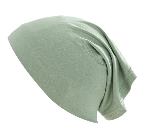 Under Scarf Light Soft Hijab Cap Undercap Headwrap Scarf Stretch Tube Neck Cover - color: Mint