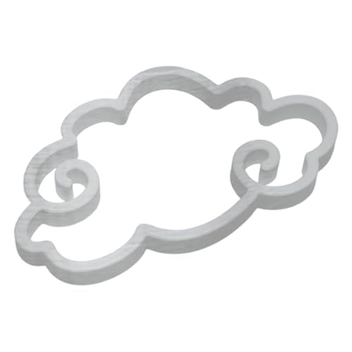 Fish Feeding Portals for Betta & Aquariums | Floating Food Rings & Breathing Windows (Multiple Shapes & Colors) (Cloud - Clear) - color: Cloud - Clear
