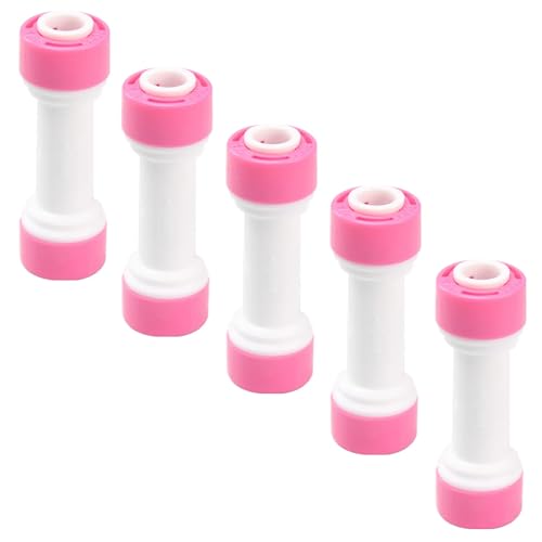 1/4 inch Quick Connect one Way Check Valve for RO purifiers Water Reverse Osmosis System,5 PCS - style: 1/4" straight check connect(5)