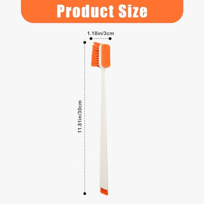 Rislobx 1pcs Small Aquarium Cleaning Tool, Algae Scraper for Fish Tank, Aquarium Brush, Fish Tank Cleaner Adapted for Glass and Acrylic Aquariums - color: Orange