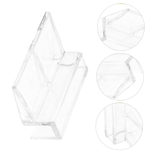 UKCOCO 15pcs Acrylic Aquarium Lid Clips Durable Fish Tank Cover Support Clamps for Rimless Aquariums Stable Top Holder for Covers Versatile Easy to Clean