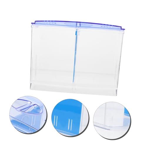 Abaodam Fish Breeding Box with Oxygen Supply Transparent Isolation Tank for Guppy Fry Fish Nursery and Shrimp Breeding Versatile Aquarium Accessory for Healthy Growth