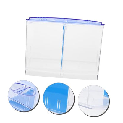 Abaodam Fish Breeding Box with Oxygen Supply Transparent Isolation Tank for Guppy Fry Fish Nursery and Shrimp Breeding Versatile Aquarium Accessory for Healthy Growth
