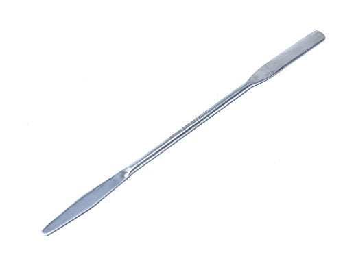 IMS IMS-Rdtp-7 Lab Micro Double Ended Spatula Round/Tapered Arrow End, Flat Ends 50Mm X 9Mm, 7" L, Stainless Steel, 4 Piece