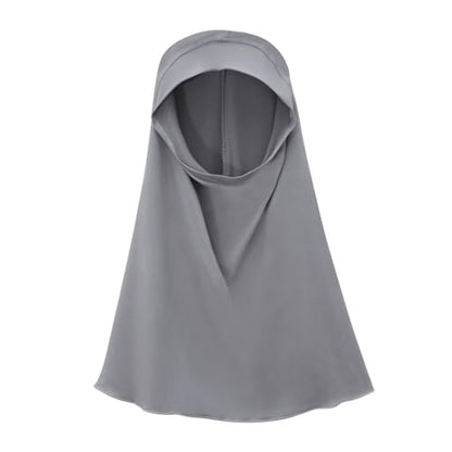Muslim Dress for Girl Abaya Kaftan Kids Islamic Prayer Clothes Long Sleeve Dress Dubai 2026 Ramadan Hijab Sets - color: Black, size: 3-4T