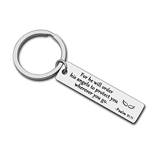 Bible Verse Keychain Religious Faith Gifts Christian Gift for Women Men Christmas Jewelry Easter Prayer Christian Jewelry Inspirational Easter Prayer Gift Religious Gift Birthday Graduation Gift