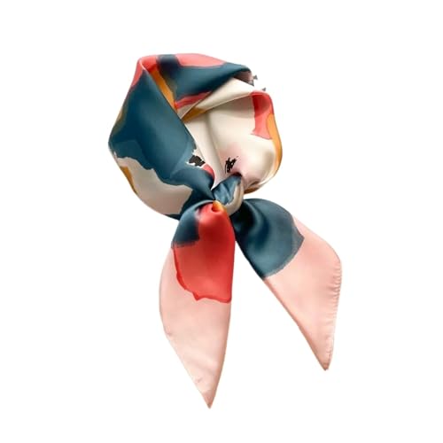 Silk Feeling Square Scarf Women Foulard Cashew Neckerchief Lady Satin Head Hijab Female Decorate Neck Ties