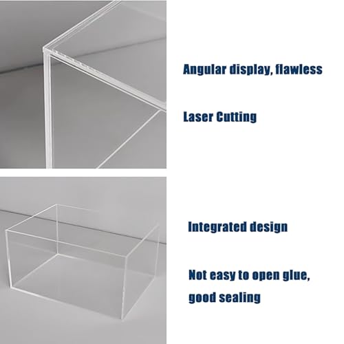 Transparent Acrylic Box Sink Tray, 5cm/2in High Shooting Props Display Box Desktop Storage Box Drawer Rack(30x10x5cm/11.8x3.9x2in) - size: 30x10x5cm/11.8x3.9x2in
