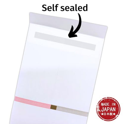 Japanese Traditional Paper Cash Gift Envelopes, 15 Pack - size: 7.07 x 3.50 in (15 Pack)