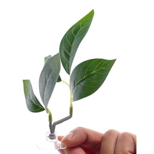 Green Betta Fish Leaf Pad,Plastic Plant Betta Hammock Leaf Bed,Simulating The Natural Habitat for Betta Spawning Grounds,Suction Cup Betta Breeding Resting Bed Aquarium Décor Plastic Plants