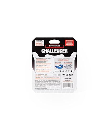 Venum Challenger Mouthguard - Strap/Strapless - color: White/Blue, size: Adult
