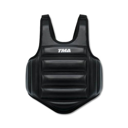 TMA Kids Boxing Belly Pad Chest Guard MMA Body Protector Martial Arts Rib Shield Armour Taekwondo Training (10 to 15 Year Old)