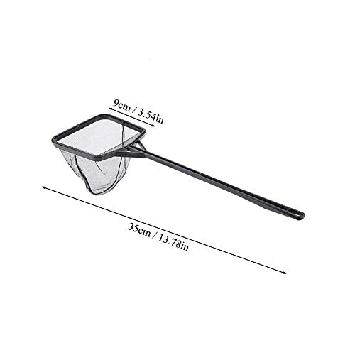 Net - Lightweight Nylon Fish Fishing Net with Plastic Handle (S) - color: S