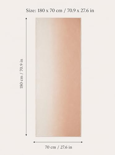 Premium Stretch Cotton Gradient Scarf for Women, Soft Jersey Wrap Shawl, Lightweight Ombre Hijab for Everyday Wear - color: Mctlo2537-camel