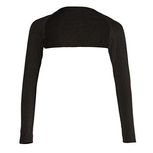 LoveinDIY Full Arm Sleeves Shrug Hijab Ramadan Islamic Stretchy Modal One Piece - color: Coffee