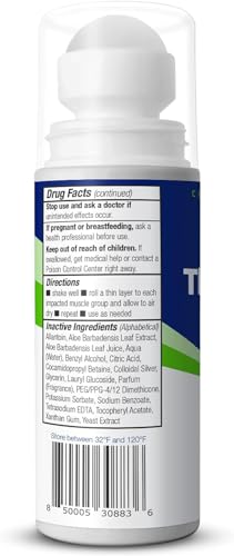 Theraworx Relief for Muscle Cramps Roll-On - 2.5oz (2 Packs) | Fast-Acting Muscle & Leg Cramp Relief, Made with Magnesium Sulfate. Paraben-Free, no mess, no strong odor. TSA Friendly. - size: 2.5 Ounce (Pack of 2)