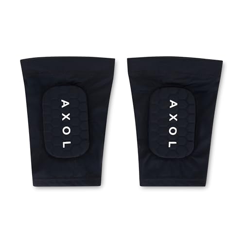 AXOL Built in Sleeve Shin Pads | Ultra Protection Gel Shin Guards - size: Adult (13+)