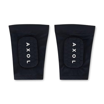 AXOL Built in Sleeve Shin Pads | Ultra Protection Gel Shin Guards - size: Adult (13+)