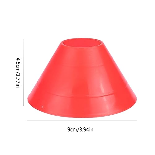 10 Pieces Mark Disks Soccer Cones Multi-Sport Training Space Cones Training Accessories for Football Sport Outdoor Games