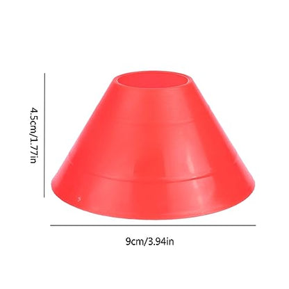 10 Pieces Mark Disks Soccer Cones Multi-Sport Training Space Cones Training Accessories for Football Sport Outdoor Games