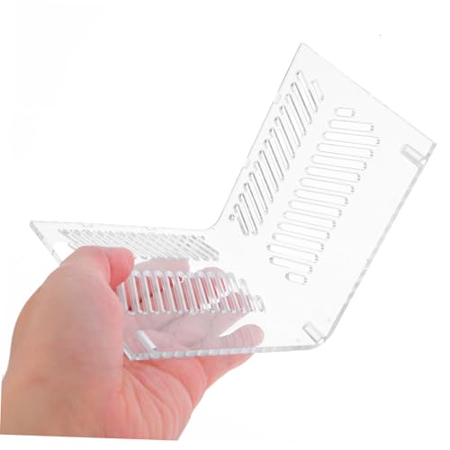 Abaodam Fish Tank Sand Guard Acrylic Aquarium Divider Isolation Box for Fish Tanks Easy Install