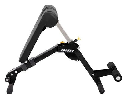 Dual Adjustable Decline Ab & Back Workout Bench w/ 11 Positions and Fast, Space-Saving Folding Design.
