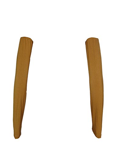 Women's Muslim Modal Arm Stretch Sleeves Cover - color: Camel Color