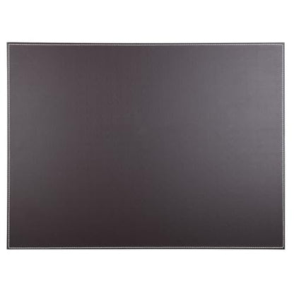Desk Pad & Mat 24" x 18" Protector Large Mouse Pad PU Leather for Desktops and Laptops (Brown) - color: Brown-a111
