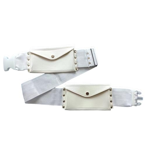 Adjustable Ihram Umrah Waist Belt with Front Pockets Pack Ihram Unisex Studded Belt for Women