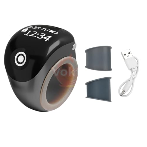 Smairt Tasbih Tally Digital Counter BIIuetuoth APP Control Monltor Electronic Finger Counter Muslims Tasbeeh Zikr Ring Prayer Time Replacement for OEM