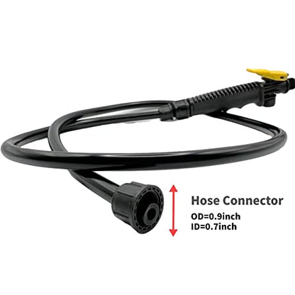 Replacement Sprayer Wand for Ryobi，Stainless Steel Sprayer Wand with Adjustable Nozzle，Trigger Wand & Hose for Ryobi P2803 Sprayer (With Hose)